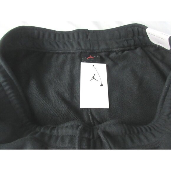 Nike Men's Jordan Jumpman Fleece Logo Shorts Black White Black NWT DA7204-010 - Picture 6 of 6